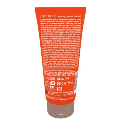 HOT Shiatsu Love Glide Warming 100Ml. - Lubrykant rozgrzewający ba bazie wody