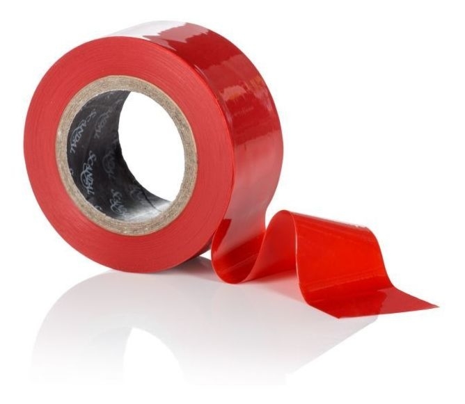 Scandal Lovers Tape - taśma do krępowania ciała, czerwony