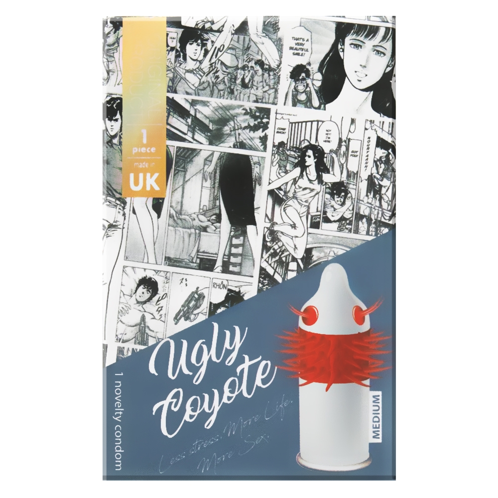EGZO Ugly Coyote - Prezerwatywa 1szt ze specjalnymi wypustkami EGZO Ugly Coyote - Prezerwatywa 1szt ze specjalnymi wypustkami