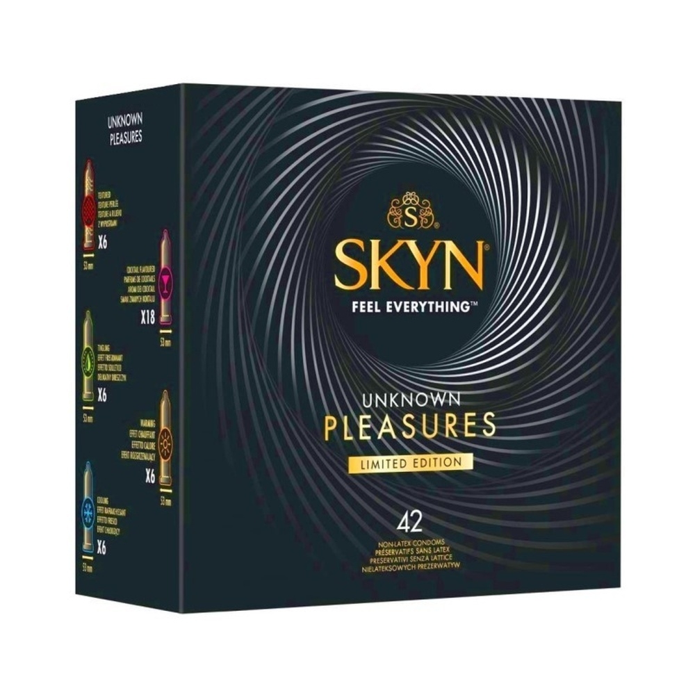 SKYN unimil skyn unknown pleasure box 42 - Prezerwatywy 42 szt SKYN unimil skyn unknown pleasure box 42 - Prezerwatywy 42 szt