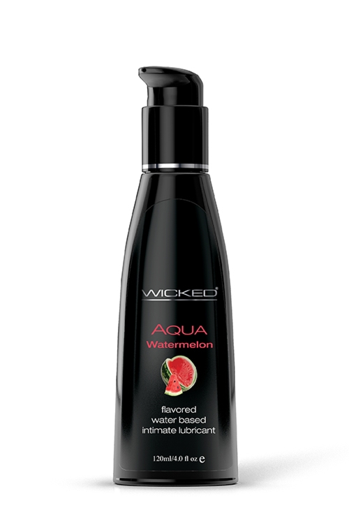 Wicked Aqua Watermelon Flavored 120Ml - Lubrykant na bazie wody, o smaku arbuzowym