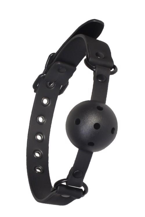 Blaze Ball Gag Black - Knebel z kulką, Czarny