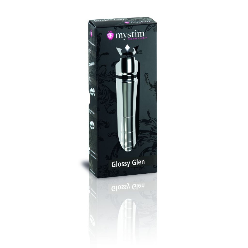 Mystim Glossy Glen Dildo - Dildo do elektrostymulacji