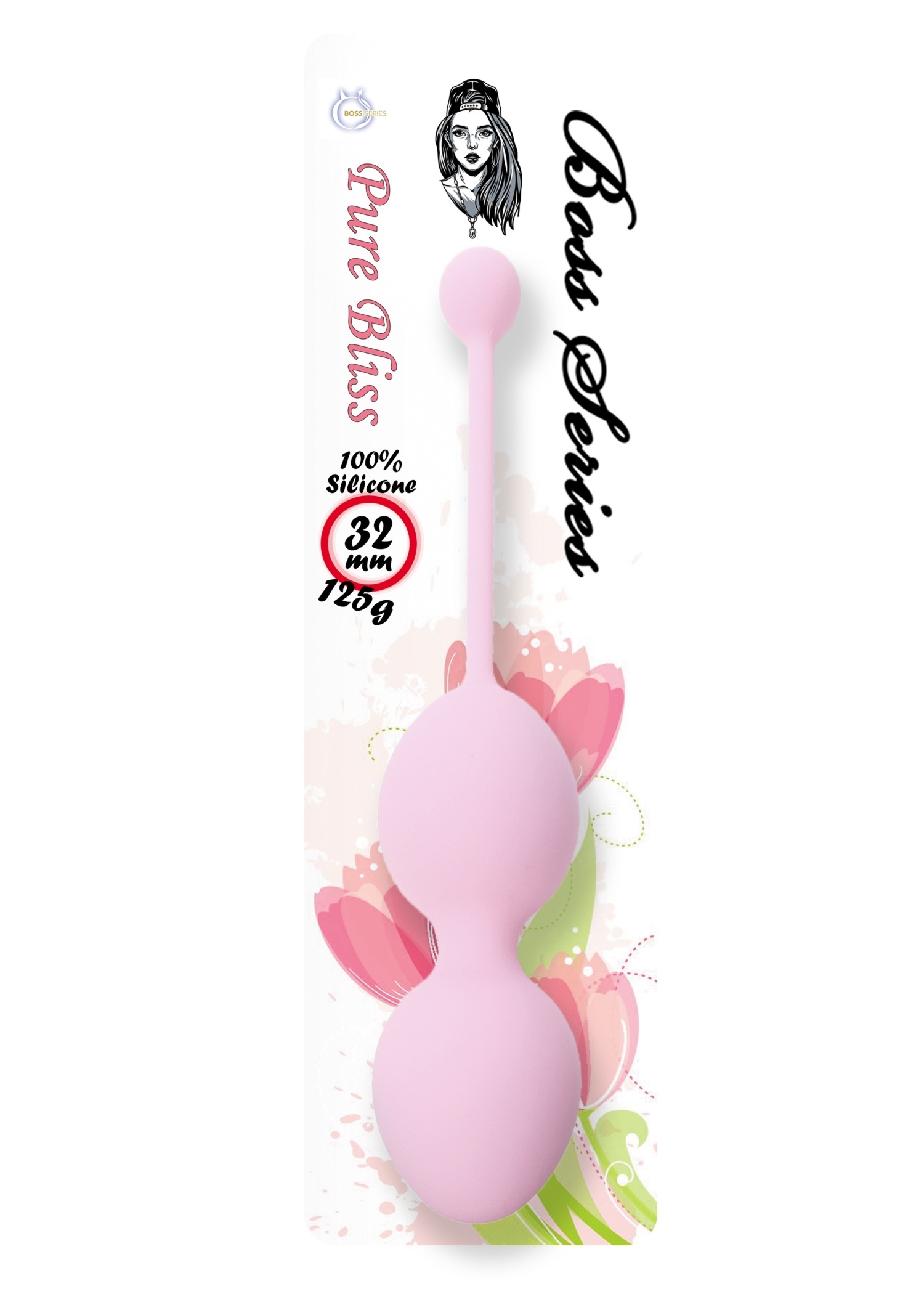 Boss Series Silicone Kegel Balls 125G Pink - Kulki gejszy, różowe
