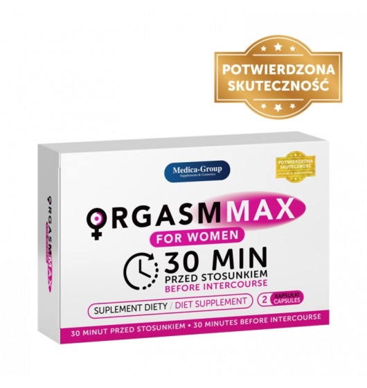 Orgasm Max for Women - tabletki na zwiększenie libido Wariant/Rozmiar: 2 kapsułki