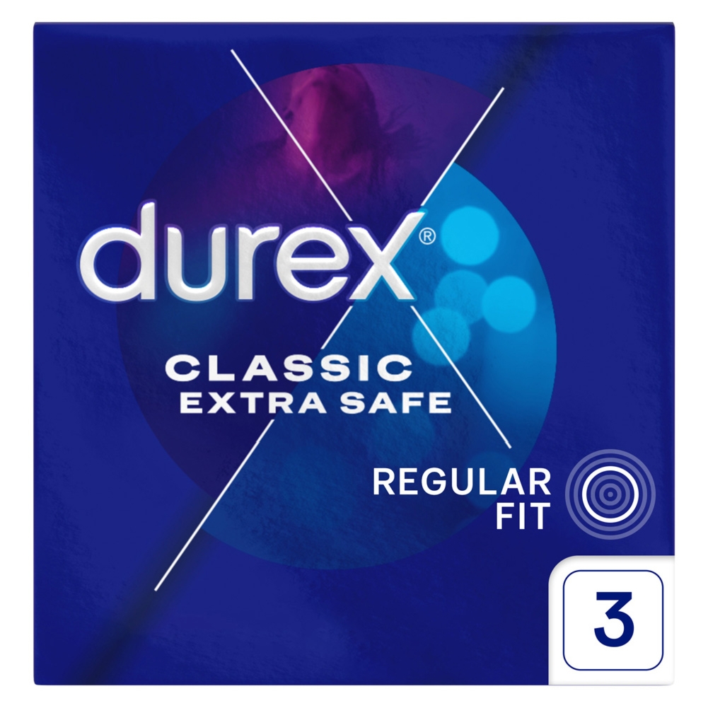 Prezerwatywy Durex Extra Safe Wariant/Rozmiar: 1 op, 3 szt