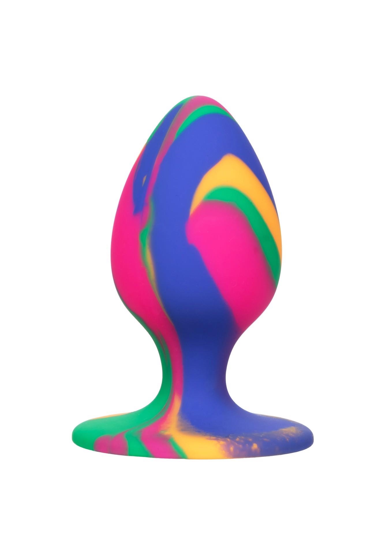 CalExotics Cheeky Medium Tie Dye Plug Multicolor - Korek analny