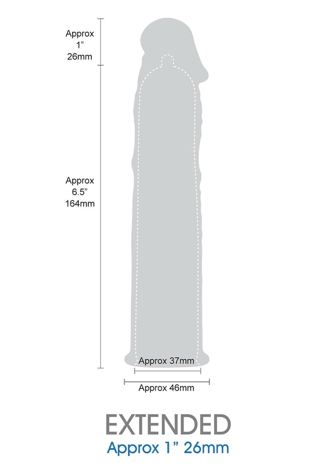 NMC Lenght Extender Sleeve 7,5 Inch - Nakładka przedłużająca penisa