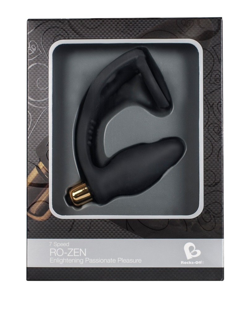 Rocks Off Ro-Zen-Black - Wibrujący masażer prostaty