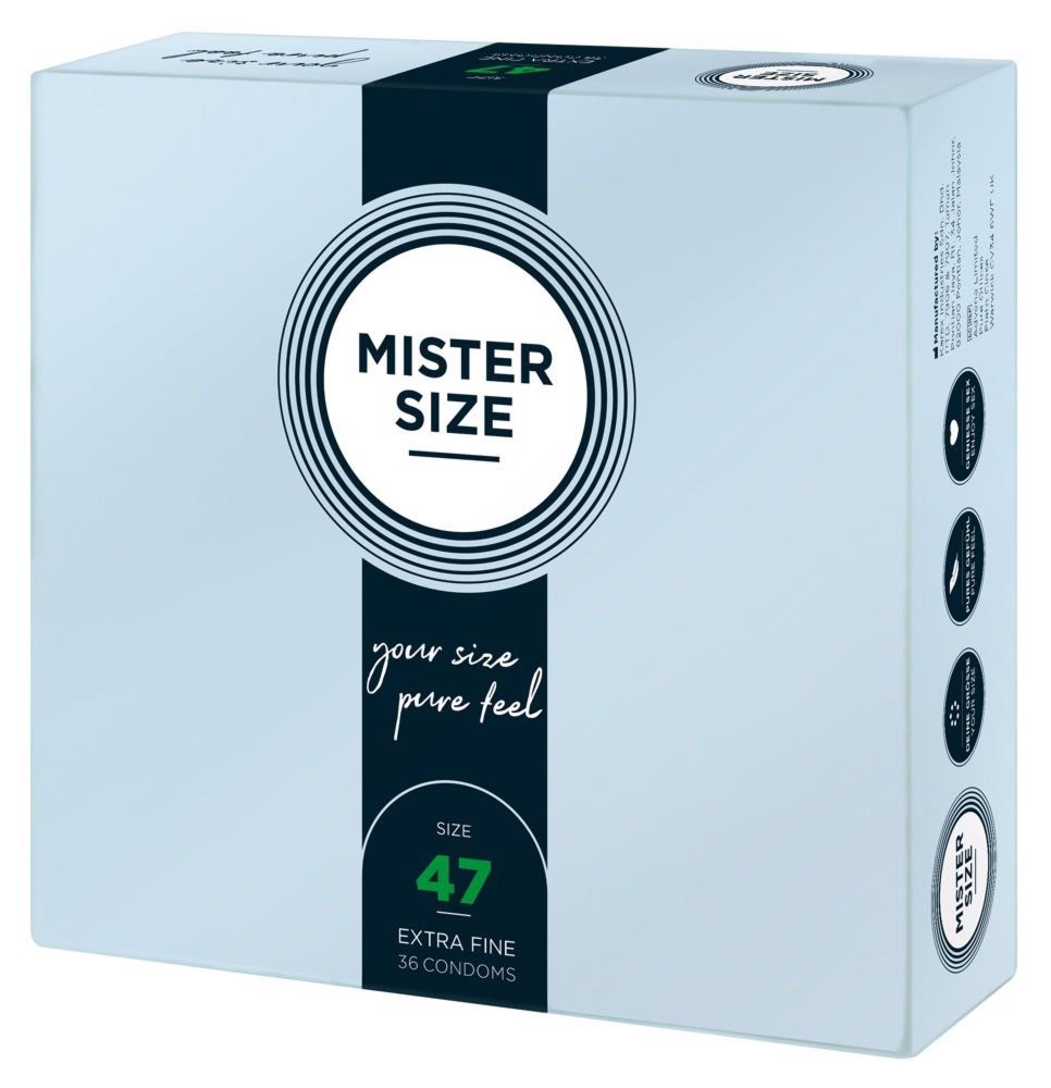 Mister Size 47Mm Pack Of 36 - Prezerwatywy