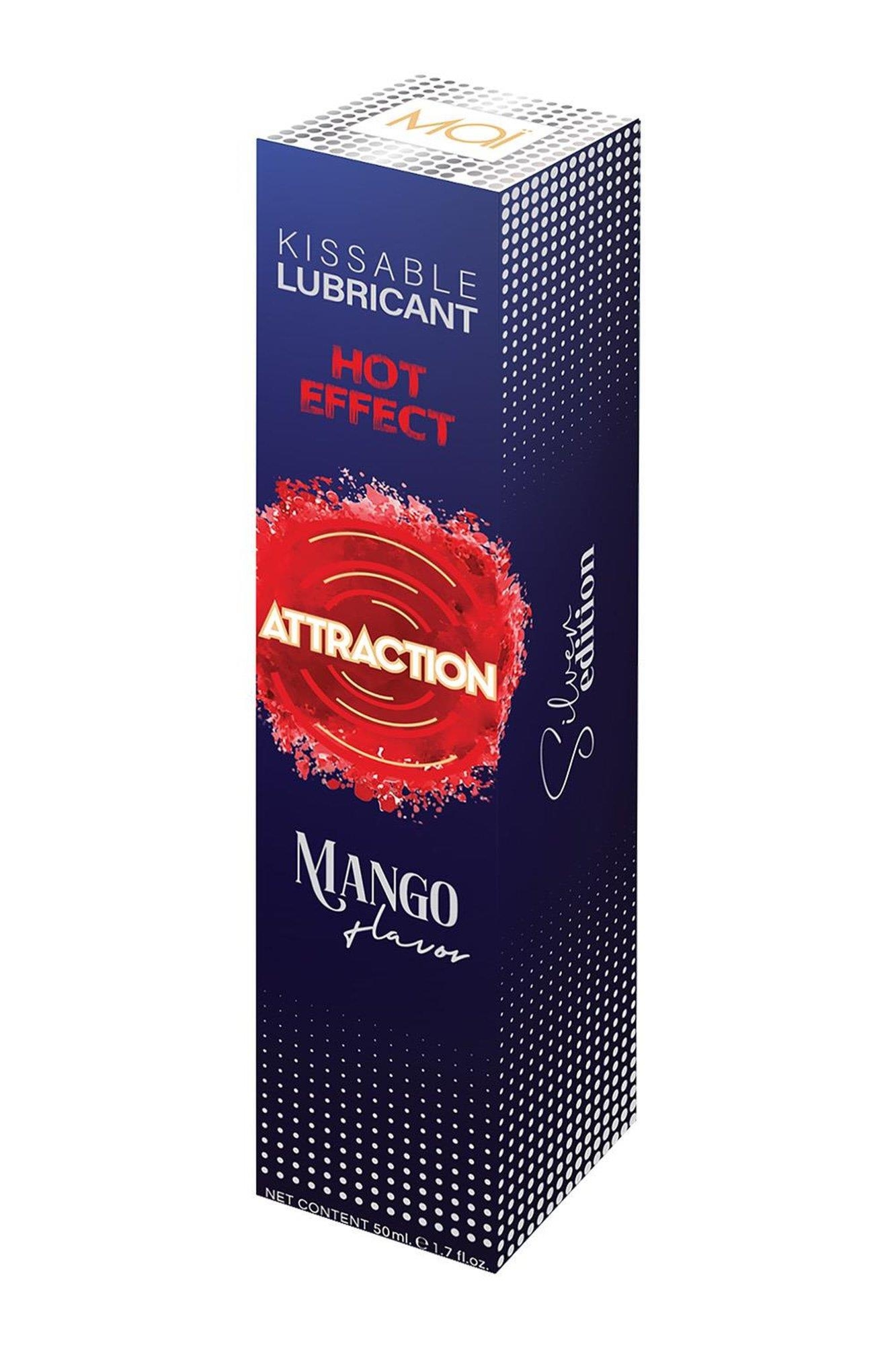 Attraction Lubricant Heat Mango 50 Ml - Lubrykant o smaku Magno