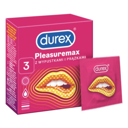 Prezerwatywy Durex Pleasuremax Wariant/Rozmiar: 1 op, 3 szt