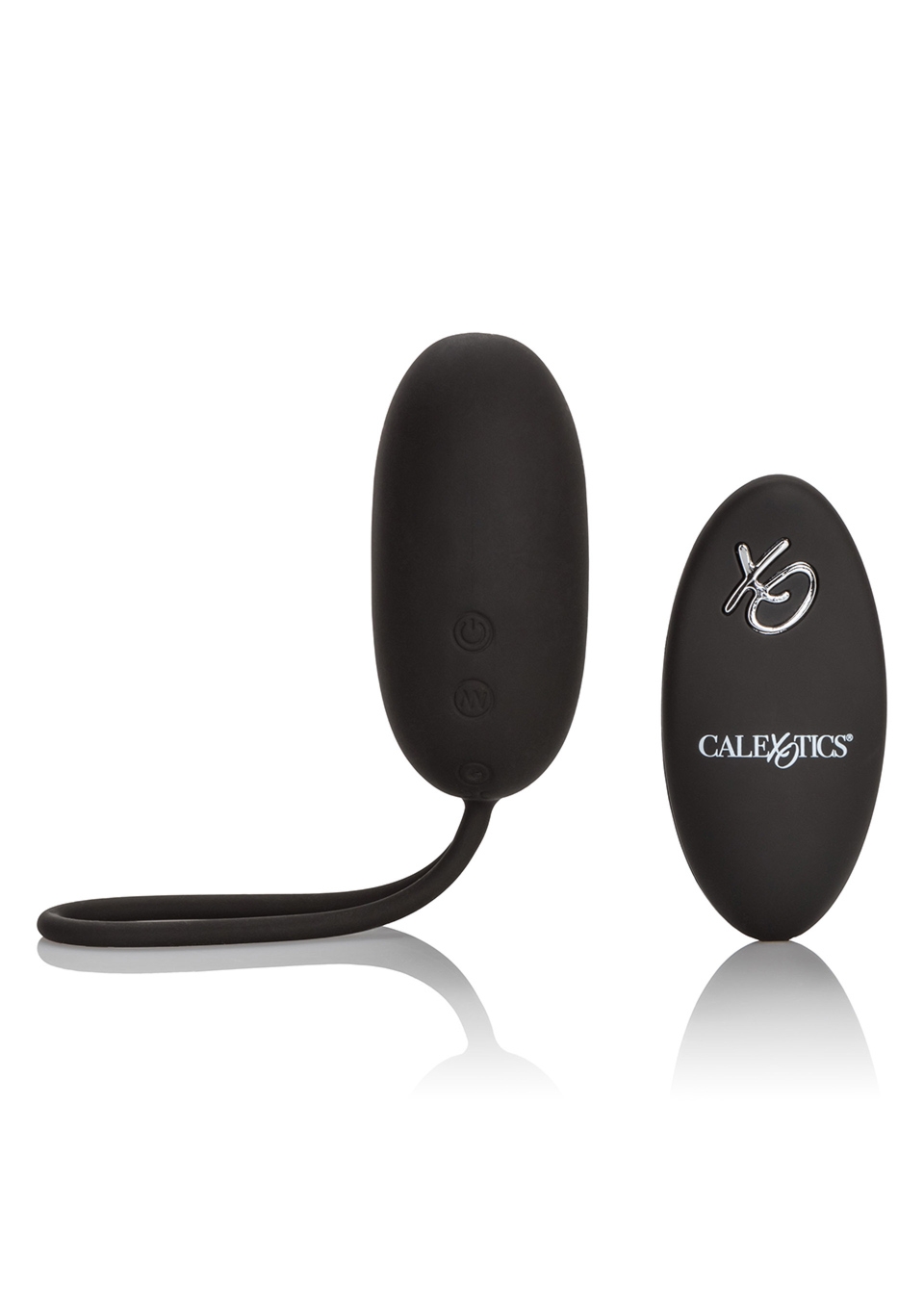 CalExotics Remote Rechargeable Egg Black - Wibrujące jajeczko na pilota