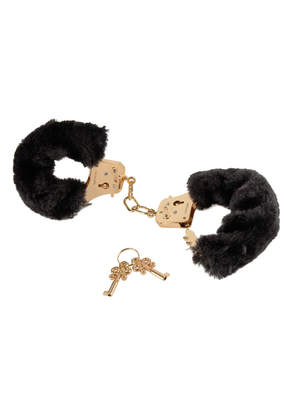 Fetish Fantasy Gold Deluxe Furry Cuffs - Kajdanki z futerkiem