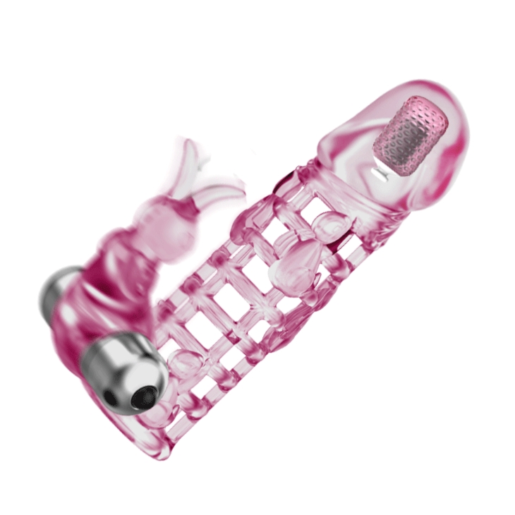 Baile Ultimate Love Sleeve Vibration 10 Vibration Functions - Wibrująca nakładka na penisa