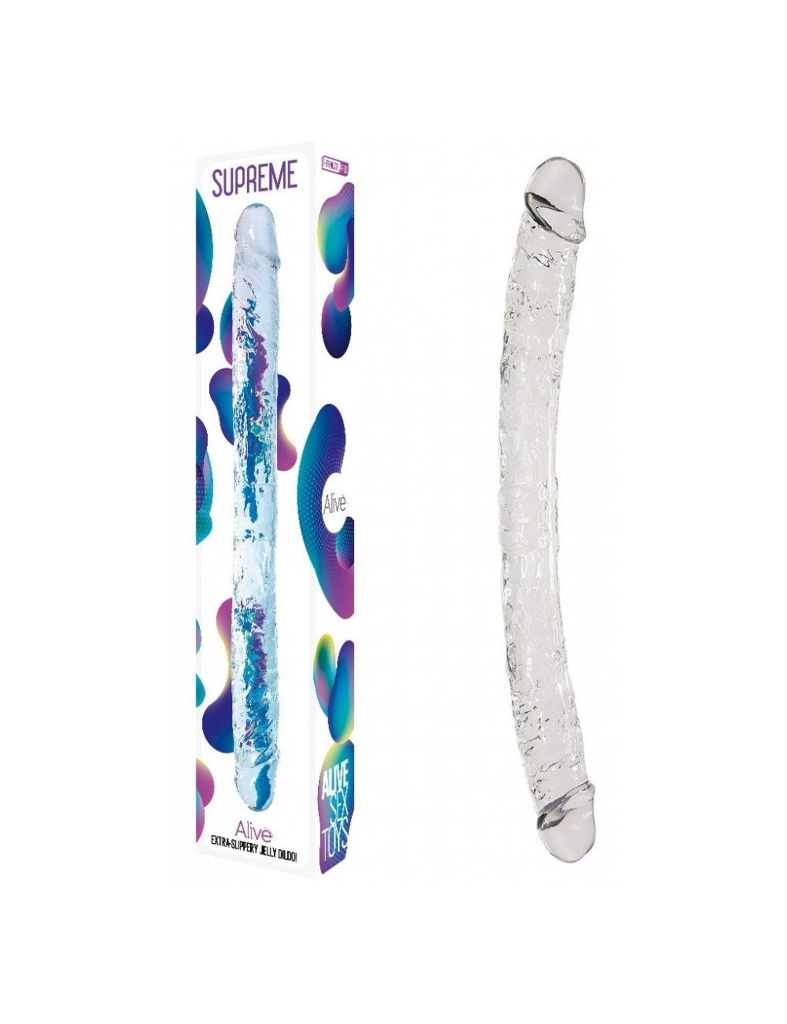 Alive Supreme Jelly Sz02 - Dildo podwójne