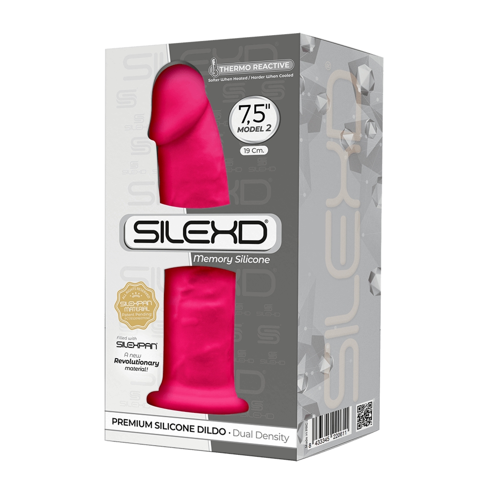 Cnex SD Model 2 - 7 5' Pink Thermo - Dildo klasyczne termoaktywne, Różowe