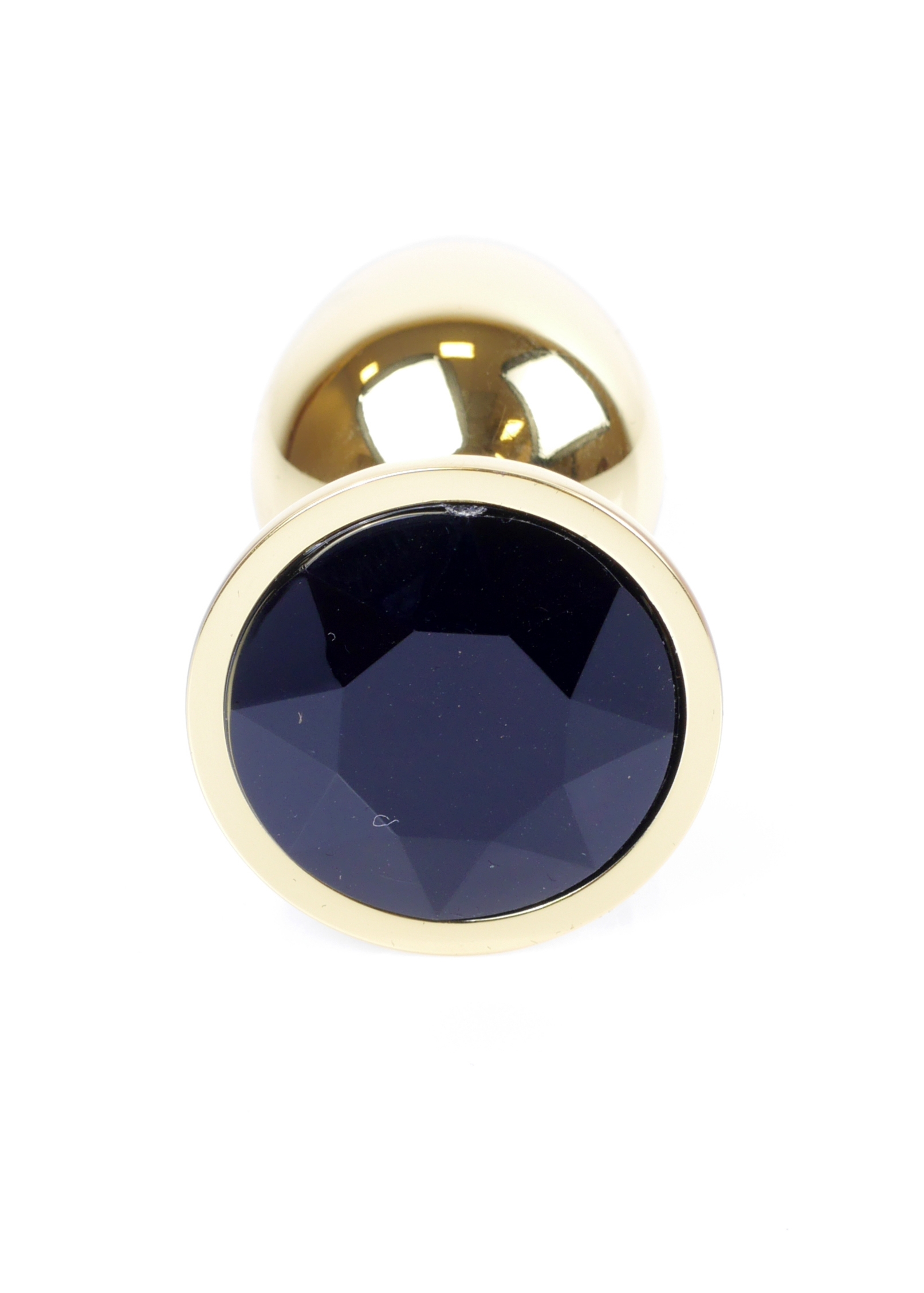 Boss Series Jewellery Gold Black - Korek analny, czarny