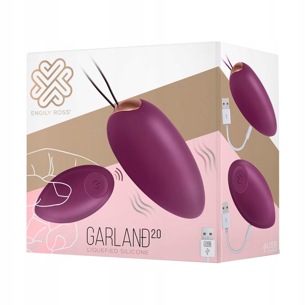 Engily ross Garland - Wibrujące jajeczko na pilota