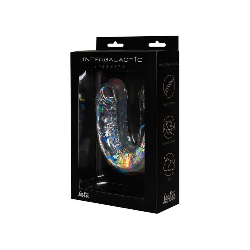 Lola Games Transparent Dildo Intergalactic Eternity - Dildo podwójne