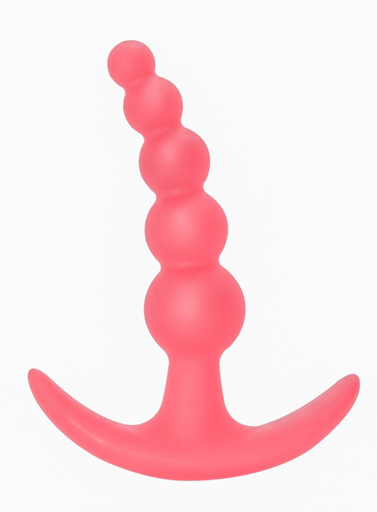Lola Toys Bubbles Anal Plug Pink - Koraliki analne
