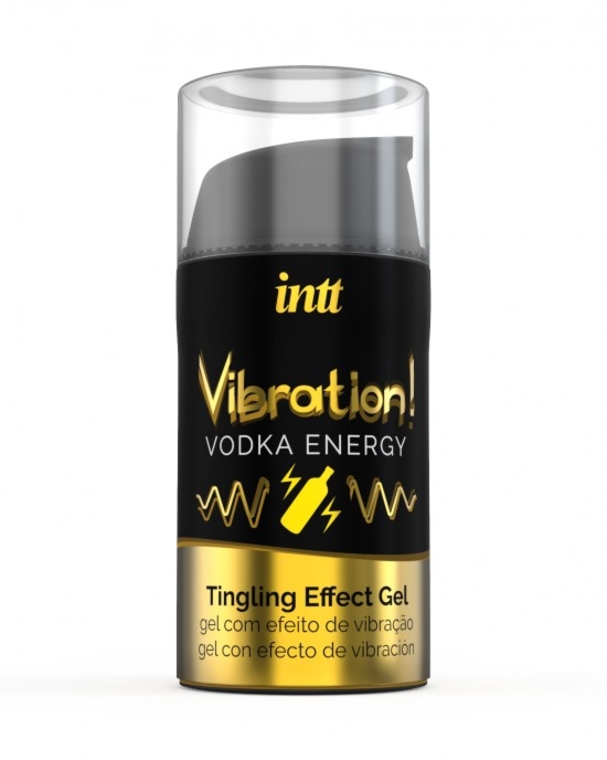 INTT Vibration Vodka 15 Ml - Żel stymulujący dla par, rozgrzewający
