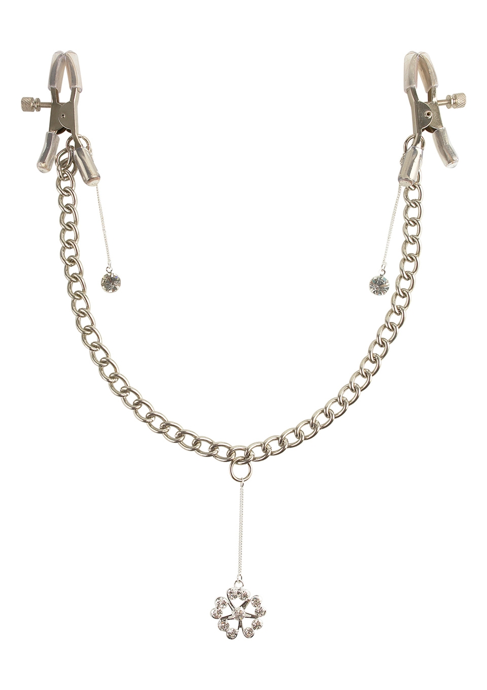 Fetish Fantasy Crystal Nipple Clamps - Zaciski na sutki