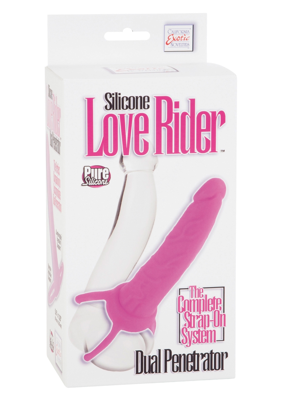 Love Rider Dual Penetrator Pink - Dildo strap on dla mężczyzny