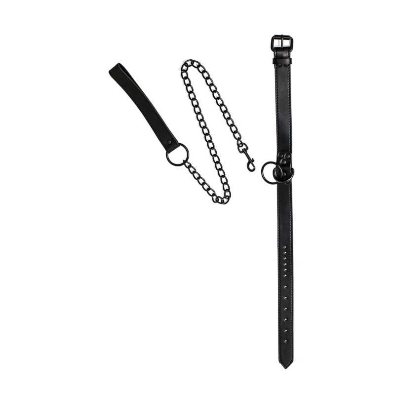 Lola Games The Collar Party Hard Sin - Obroża ze smyczą, czerwona Lola Games The Collar Party Hard Sin - Obroża ze smyczą, czerwona