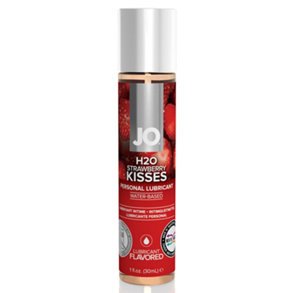 System JO H2O Lubricant Strawberry 30 ml - Lubrykant na bazie wody o smaku truskawkowym