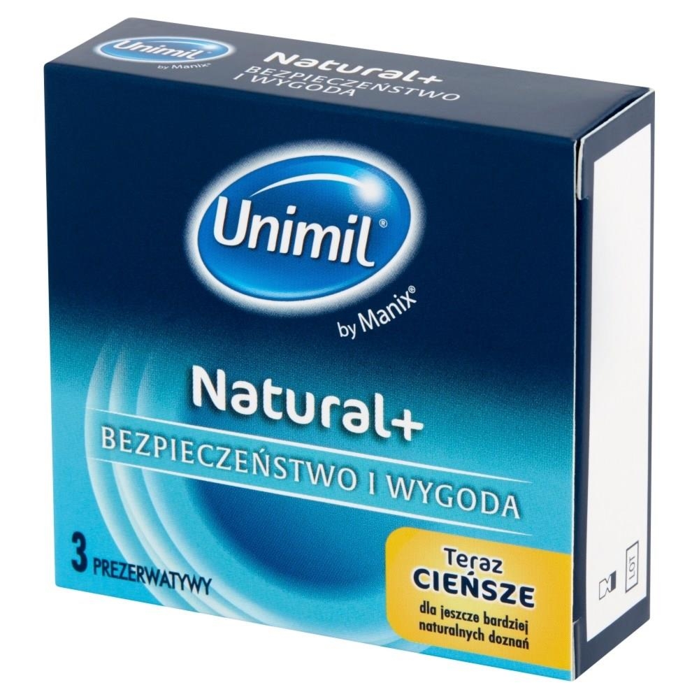 Unimil Natural 3 szt - prezerwatywy Wariant/Rozmiar: 3 szt