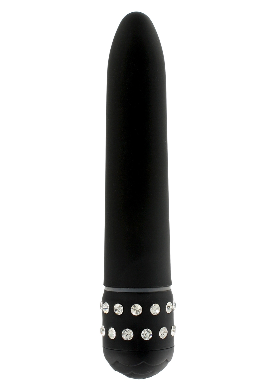 ToyJoy Diamond Black Superbe Vibe - Wibrator klasyczny, czarny