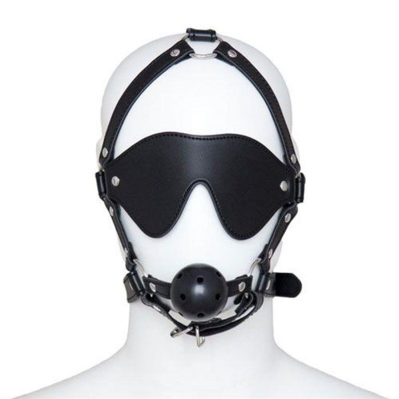 Toyz4lovers Imbracatura Per Viso Con Maschera - Maska bdsm z kneblem