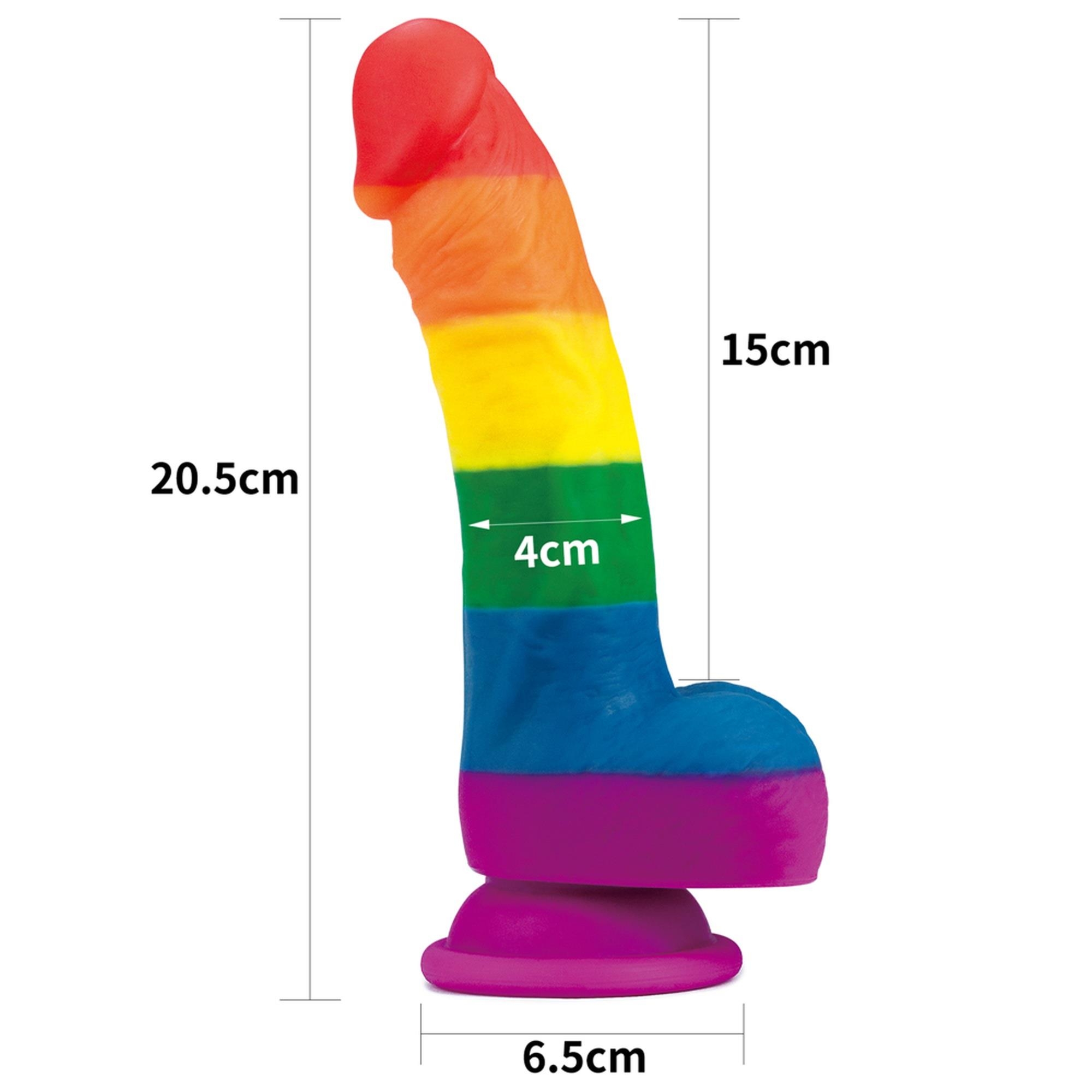 Lovetoy 8' Prider Dildo - Dildo klasyczne na przyssawce