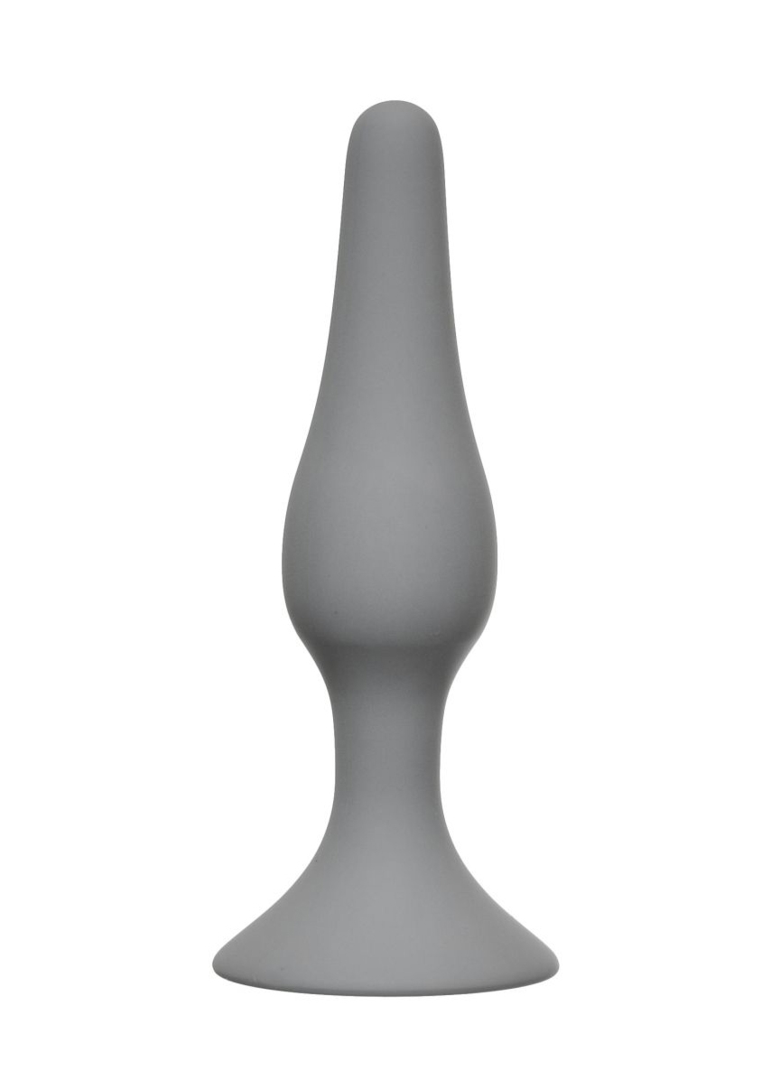 Lola Toys Slim Anal Plug Medium Grey - Korek analny, szary