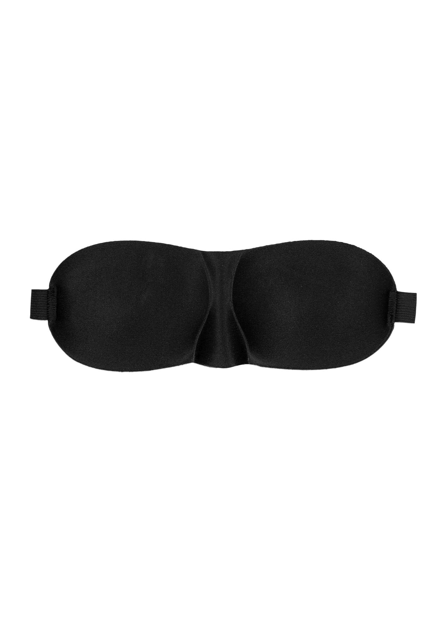 Ouch! Satin Curvy Eye Mask With Elastic Straps - Maska na oczy
