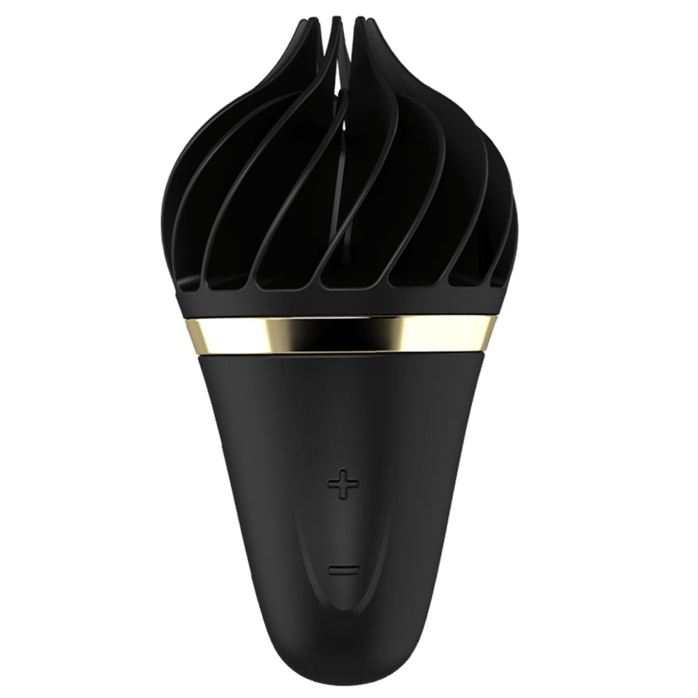 Satisfyer Sweet Treat black - wibrator łechtaczkowy w kształcie lodów