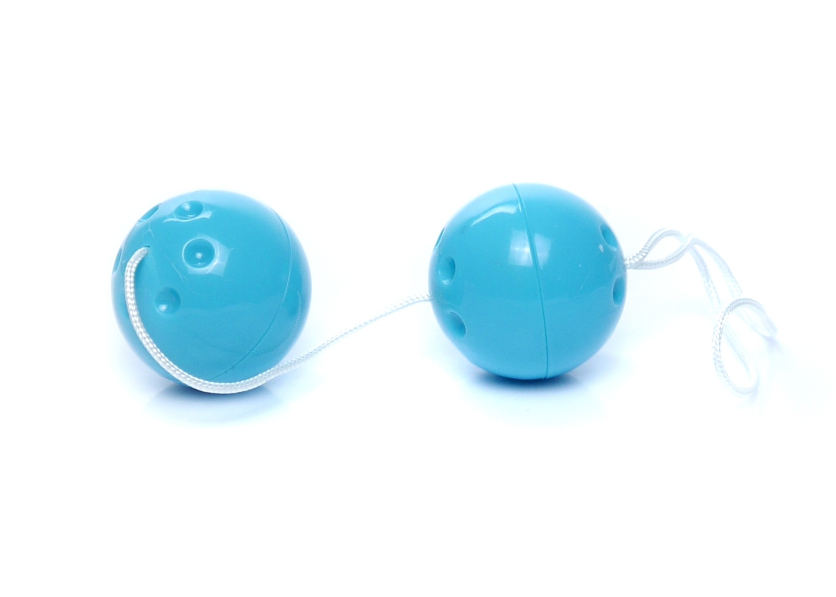 Boss Series Duo Balls Blue - Kulki gejszy, niebieskie