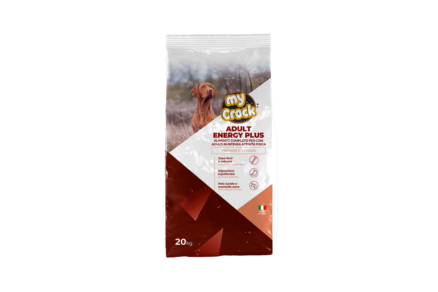 MyCrock Adult Energy Plus - karma sucha dla dorosłych psów 20 kg