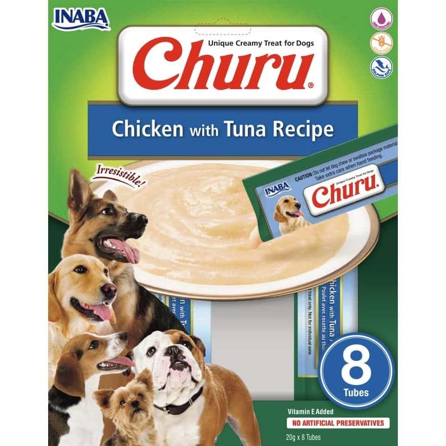 Inaba Churu Kurczak Tuńczyk, Kremowy Przysmak dla Psa Grain Free