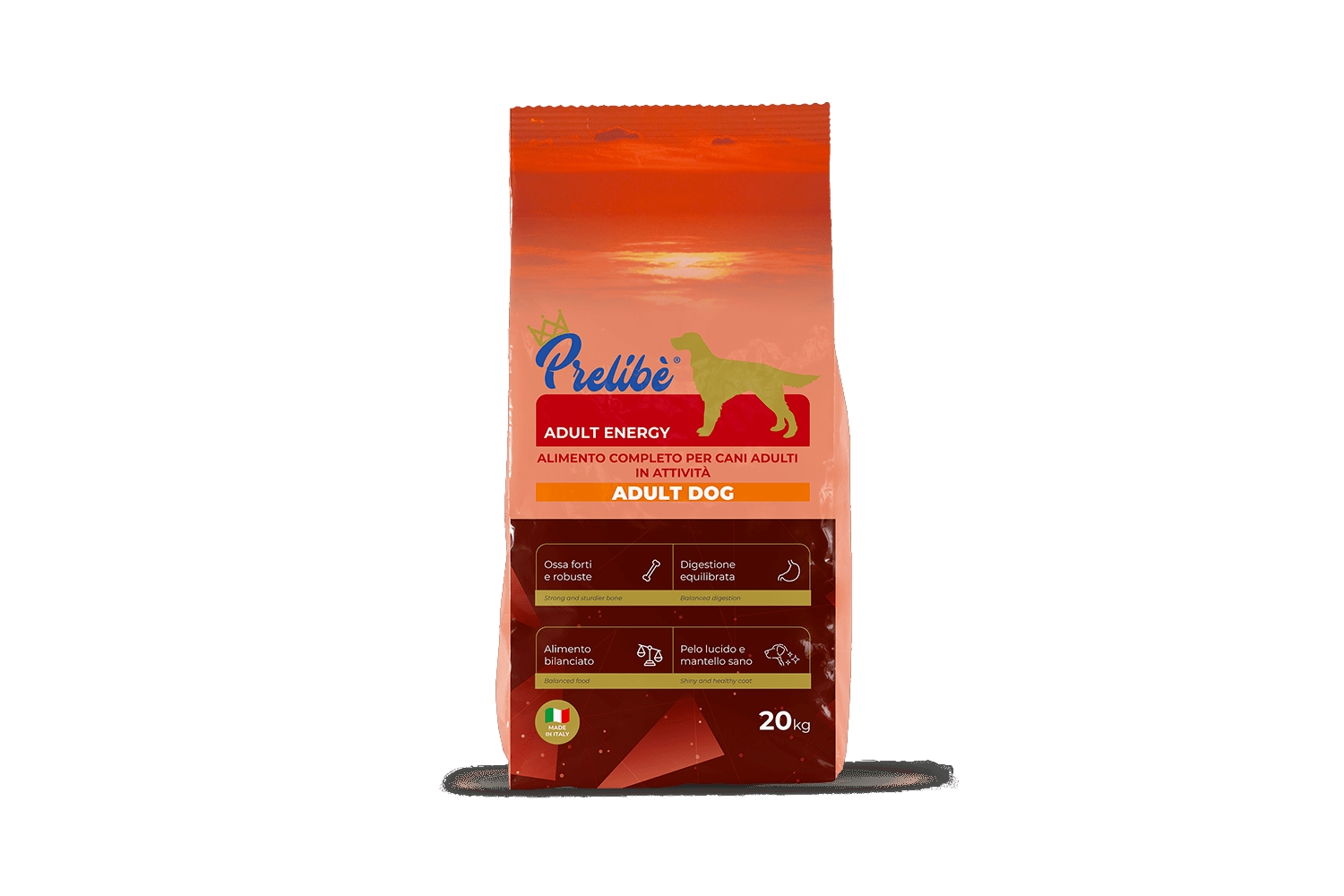 Prelibe Adult Energy - karma sucha dla dorosłych psów 20 kg
