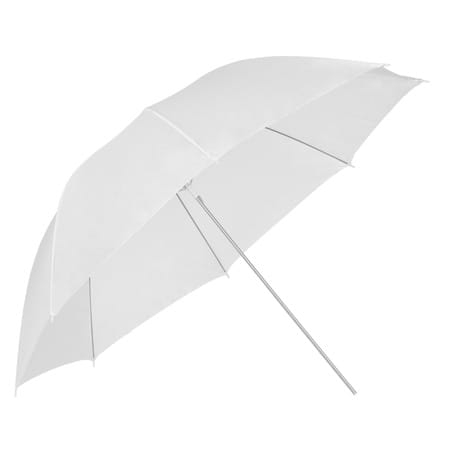 Фото - Студійна парасоля Glareone GlareOne Parasolka transparentna, biała, 110cm