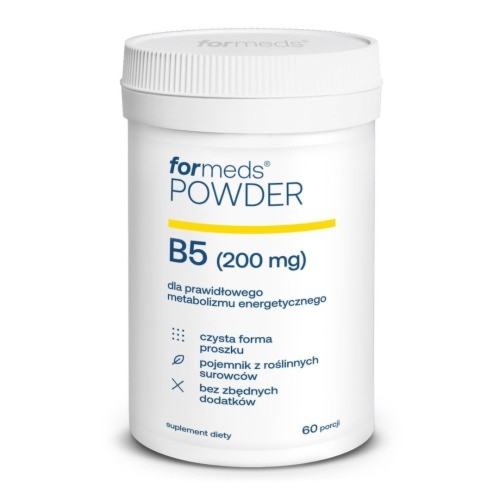 Powder B5 kwas pantotenowy 200 mg 60 porcji