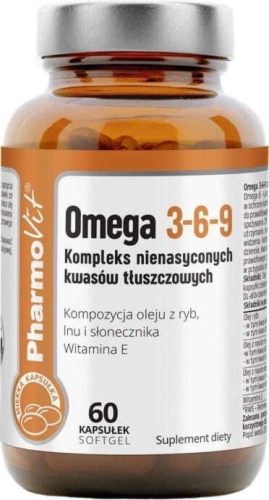 Clean Label Omega 3-6-9 60 kapsułek