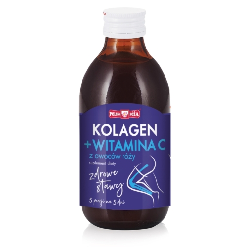 Zdrowe stawy Kolagen + witamina C z owoców róży 250 ml