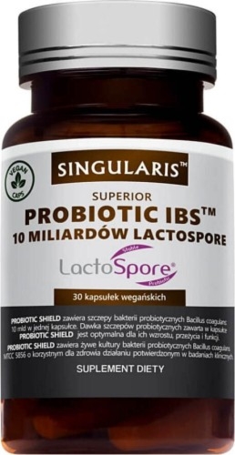 Probiotyk Probiotic IBS 10 miliardów LactoSpore 30 kapsułek wegańskich