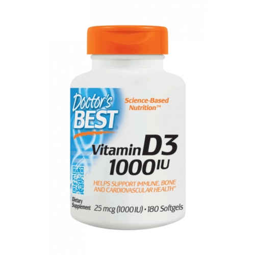Witamina D3 25 µg 180 kapsułek
