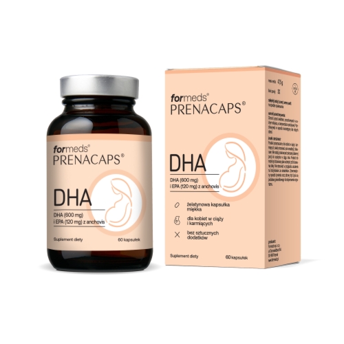 Prenacaps DHA 600 mg i EPA 120 mg z anchois 60 kapsułek