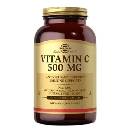 Фото - Вітаміни й мінерали SOLGAR Vitamin C 500 mg  (250 kaps.)