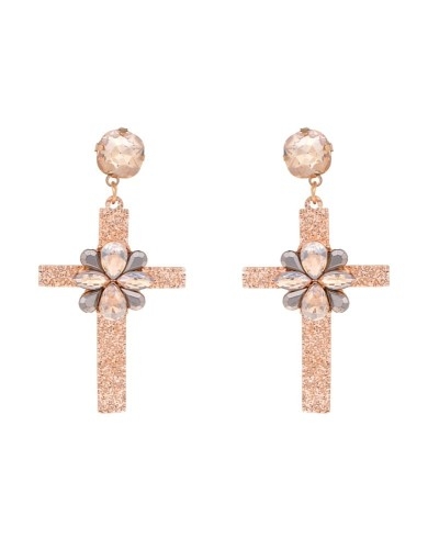 Фото - Сережки Marco diamanti Kolczyki krzyże z cyrkoniami